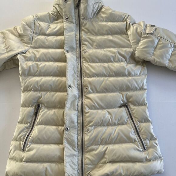 Marmot Hailey 700 Goose Down Fill Sterling Ivory Jacket Women's Size Medium - Picture 11 of 15